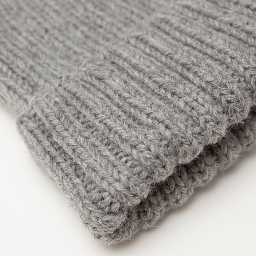 Undyed Alpaca Beanie & Infinity Scarf- Mbura Gray